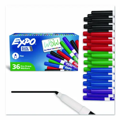 EXPO® Low-Odor Dry Erase Marker Office Pack