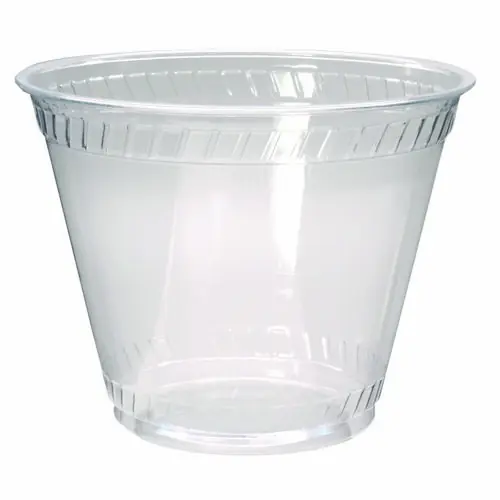 Fabri-Kal® Kal-Clear PET Cold Drink Cups, 9 oz, Clear Plastic, 50/Sleeve, 20 Sleeves/Carton