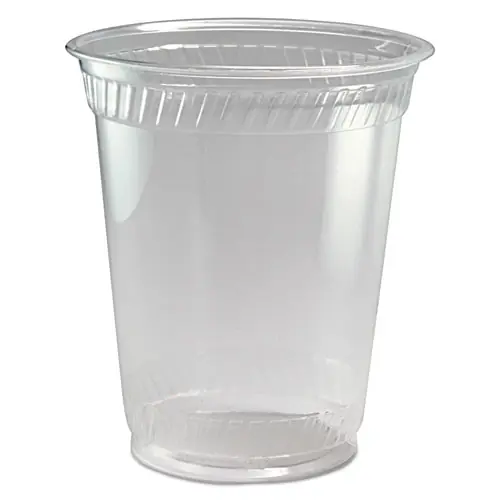 Fabri-Kal® Kal-Clear PET Cold Drink Cups, Squat, 12 oz to 14 oz, Plastic, Clear