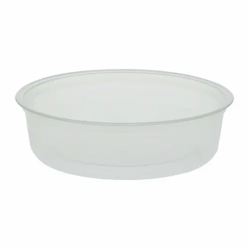 Fabri-Kal® Microwavable Deli Containers, 6 oz, Clear Plastic, 500/Carton