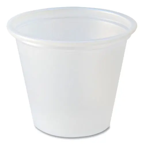 Fabri-Kal® Portion Cups, 1 oz, Translucent, 250/Sleeve, 10 Sleeves/Carton