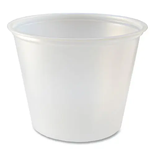 Fabri-Kal® Portion Cups, 5.5 oz, Plastic, Translucent, 125/Sleeve, 20 Sleeve/Carton
