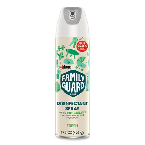 Family Guard™ Disinfectant Spray, Fresh Scent, 17.5 oz Aerosol Spray, 8/Carton