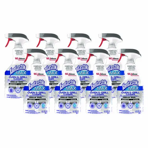Fantastik® MAX MAX Oven and Grill Cleaner, 32 oz Bottle, 8/Carton