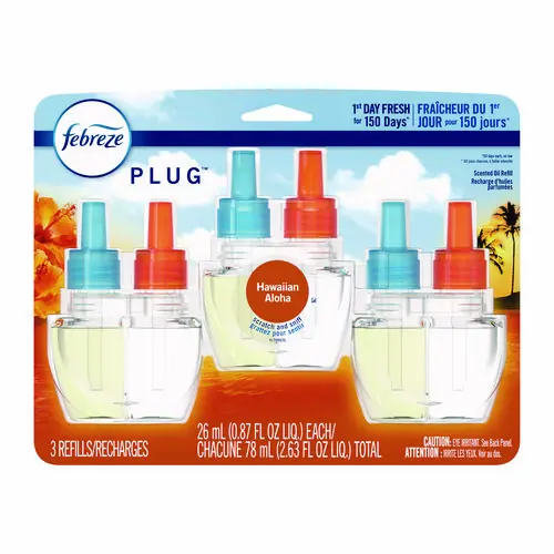 Febreze® PLUG Air Freshener Refills, Hawaiian Aloha, 3 Pack