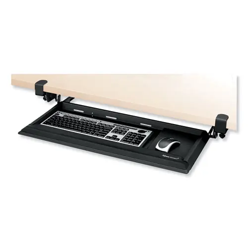 Fellowes® Designer Suites DeskReady Keyboard Drawer, Black Pearl, 19.19" x 9.81"