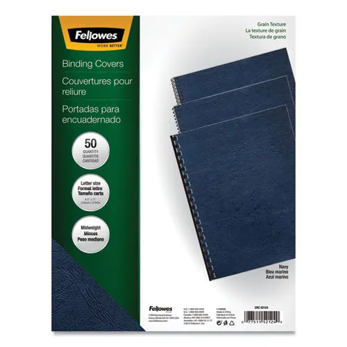 Fellowes® Expressions™ Classic Grain Texture Presentation Covers for Binding Systems