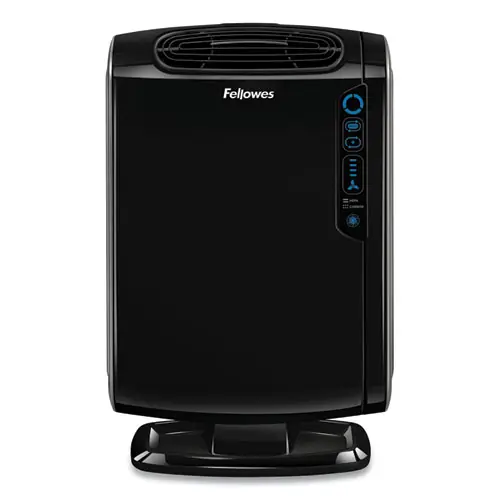 Fellowes® HEPA and Carbon Filtration Air Purifier, Black, 200 to 400 sq ft Room Capacity