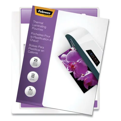 Fellowes® ImageLast™ Laminating Pouches with UV Protection