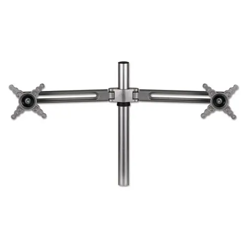 Fellowes® Lotus Dual Monitor Arm Kit, Silver, Supports up to 13 lb, Fits Monitors up to 27"