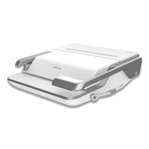 Fellowes® Lyra 3-in-1 Binding Center, White/Gray