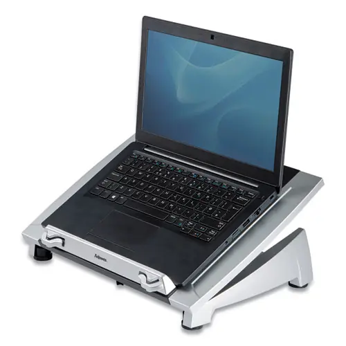 Fellowes® Office Suites Laptop Riser Plus, Black/Silver