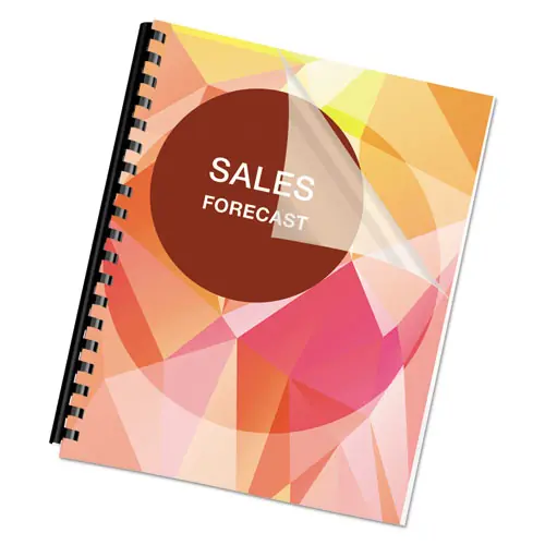 Fellowes® PET Ultra Clear Binding Covers, 5 mil, Clear, 11 x 8.5, Unpunched, 100/Pack