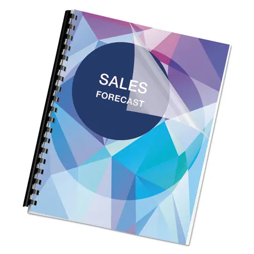 Fellowes® PET Ultra Clear Binding Covers, 7 mil, Clear, 11 x 8.5, Unpunched, 100/Pack