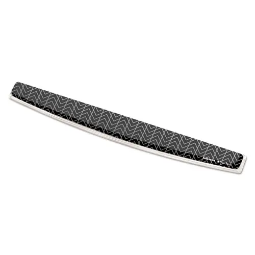 Fellowes® Photo Gel Keyboard Wrist Rest with Microban Protection, Chevron Design