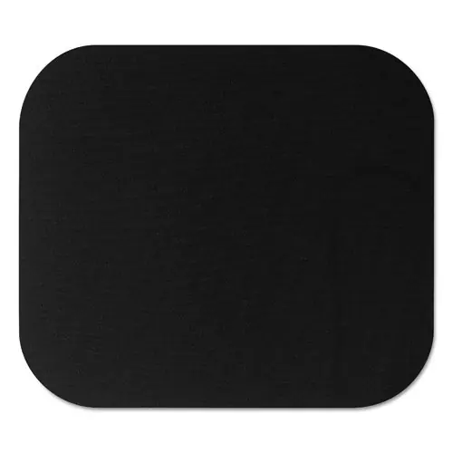 Fellowes® Polyester Mouse Pad, Black, 9" x 8"