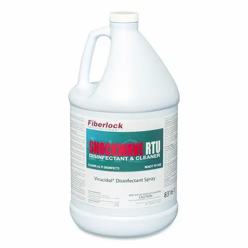 Fiberlock Technologies ShockWave RTU Disinfectant Spray, 1 gal Bottle