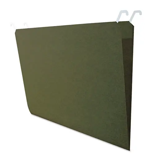 find It™ Hanging File Folders with Innovative Top Rail, Legal Size, 1/4-Cut Tabs, Standard Green, 20/Pack