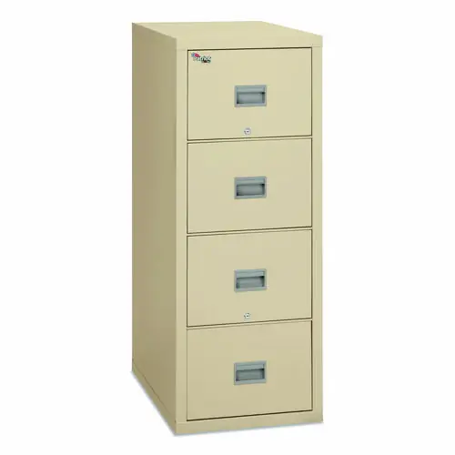 FireKing® Patriot by FireKing Insulated Fire File, 4-Drawer, Fireproof, Legal/Letter Size, Parchment