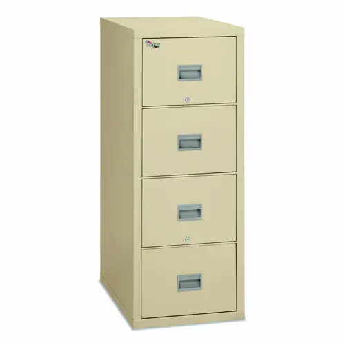 FireKing® Patriot by FireKing Insulated Fire File, 4-Drawer, Letter Size, 1-Hour Fire Protection, Parchment
