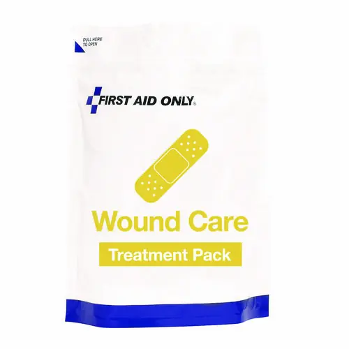 First Aid Only™ 137-Piece Wound Care Treatment Pack, Resealable Plastic Bag