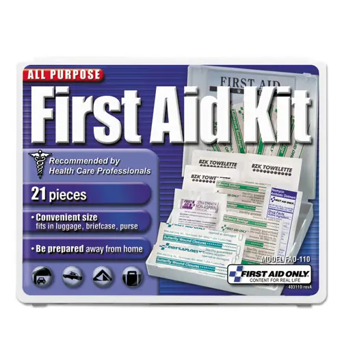 First Aid Only™ All-Purpose First Aid Kit, 21 Pieces