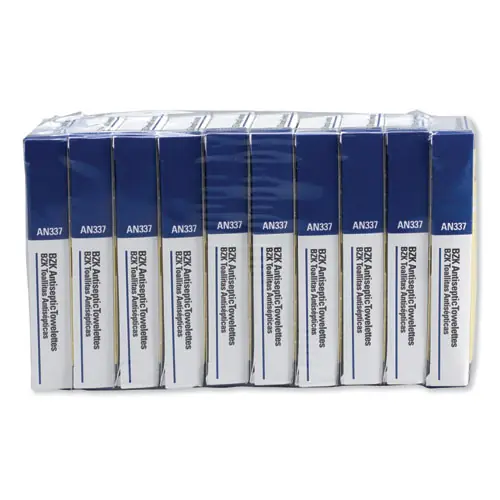 First Aid Only™ Antiseptic Wipe Refill for ANSI-Compliant First Aid Kits, 100/Pack