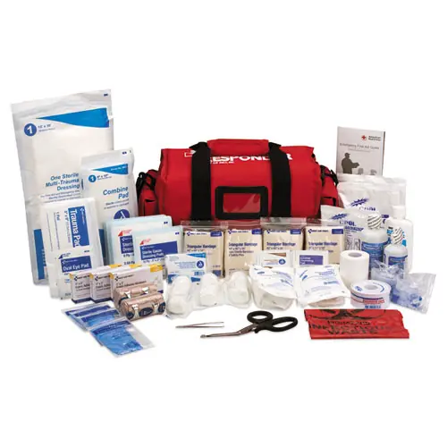 First Aid Only™ First Responder Kit, 158 Pieces, Nylon, 16" x 8" x 7.5"