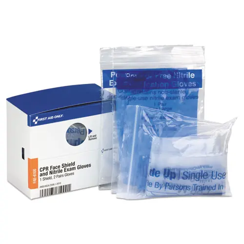 First Aid Only™ Refill for SmartCompliance General Business Cabinet, 1 CPR Mask, 1 Gloves