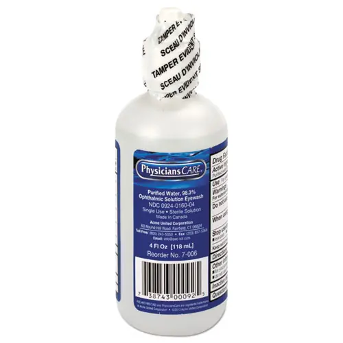 First Aid Only™ Refill for SmartCompliance General Business Cabinet, 4 oz Eyewash Bottle