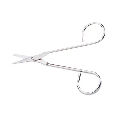 First Aid Only™ Scissors, 4.5" Long, Straight Nickel Handle