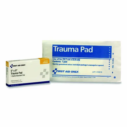 First Aid Only™ Trauma Pad, 5 x 9