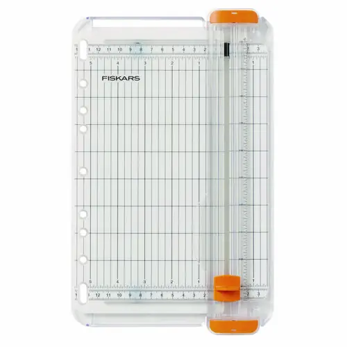 Fiskars® SureCut Card Making Paper Trimmer, 8 Sheets, 9" Cut Length