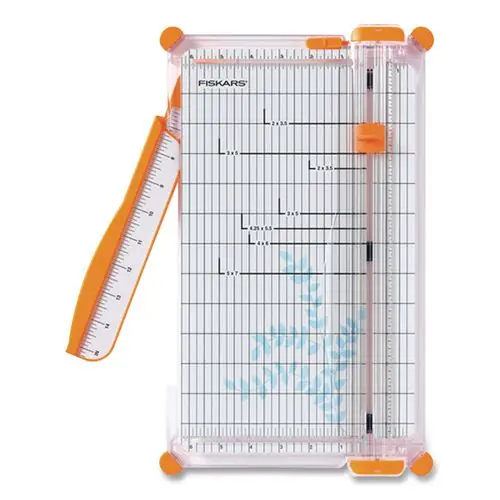 Fiskars® SureCut Deluxe Paper Trimmer, 12" Cut Length, 10-Sheet Capacity