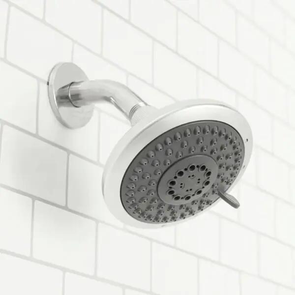 Fixed 5 Function Shower Head – Chrome