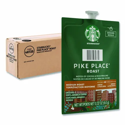 FLAVIA® Starbucks Pike Place Roast Coffee Freshpack, 38/Carton