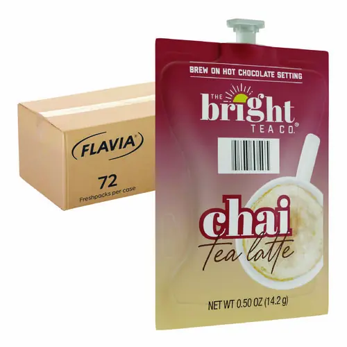 FLAVIA® The Bright Tea Co. Chai Tea Latte Freshpack, 72/Carton