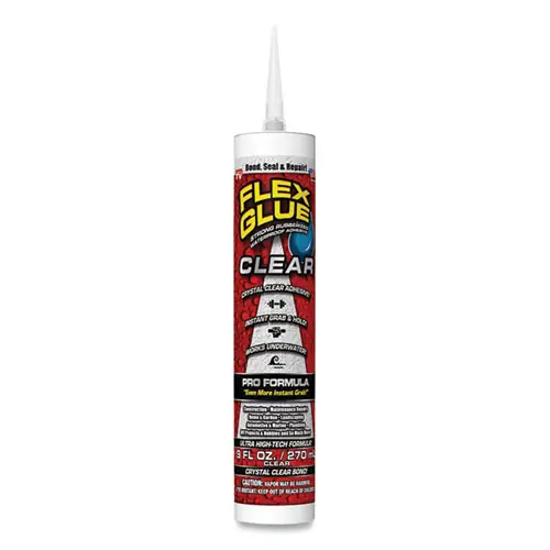 Flex Seal Flex Glue, Pro Formula, 9 oz, Dries Clear