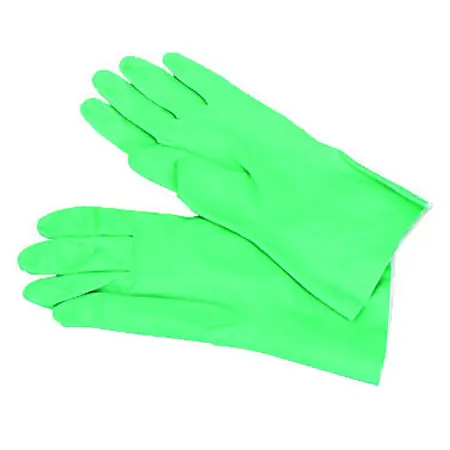Flock-ln Nitrile Glove Medium, 13-Inch, 15-18 mil, Green, Dozen