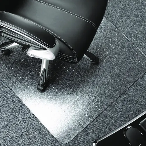 Floortex® Cleartex Ultimat Polycarbonate Chair Mat for Low/Medium Pile Carpet, 35" x 47", Clear