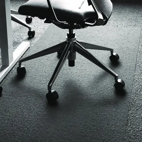 Floortex® Cleartex Ultimat XXL Polycarbonate Office Chair Mat for Carpet, 60" x 60", Clear