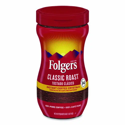 Folgers® Classic Roast Instant Coffee, 16 oz Jar