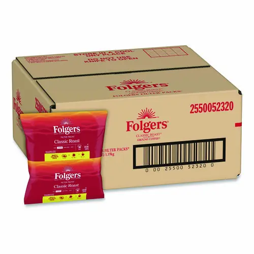 Folgers® Coffee Filter Packs, Regular, 1.05 oz, 40/Carton