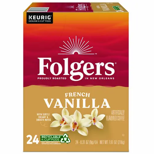 Folgers® French Vanilla Coffee K-Cups, 24/Box