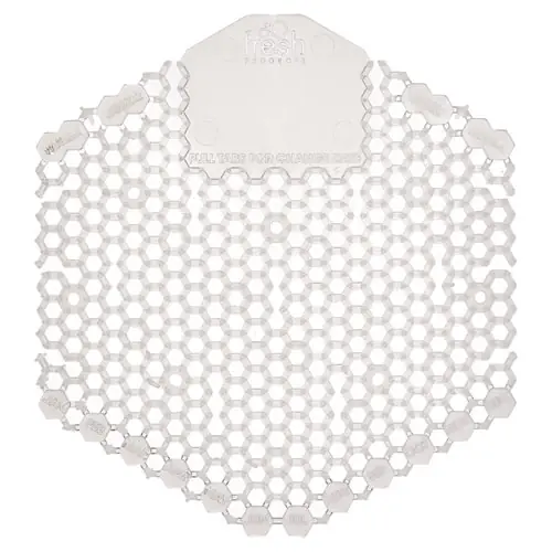 Fresh Products The Wave Urinal Deodorizer, Honeysuckle Scent, Clear, 10/Box, 6 Boxes/Carton