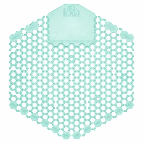 Fresh Products Wave 3D Urinal Deodorizer Screen, Ocean Mist Scent, Blue, 10 Screens/Box