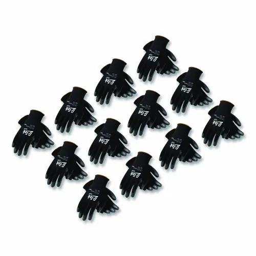 G-Tek® GP Polyurethane-Coated Nylon Gloves, X-Large, Black, 12 Pairs