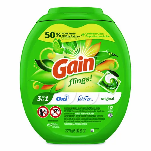 Gain® Flings Detergent Pods, Original, 112 Pods
