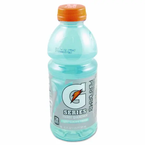 Gatorade® G-Series Perform 02 Thirst Quencher, Glacier Freeze, 20 oz Bottle, 24/Carton