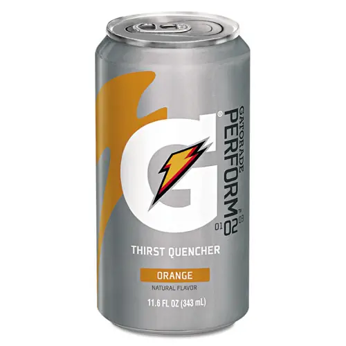 Gatorade® Thirst Quencher, Orange, 11.6 oz Can, 24/Carton